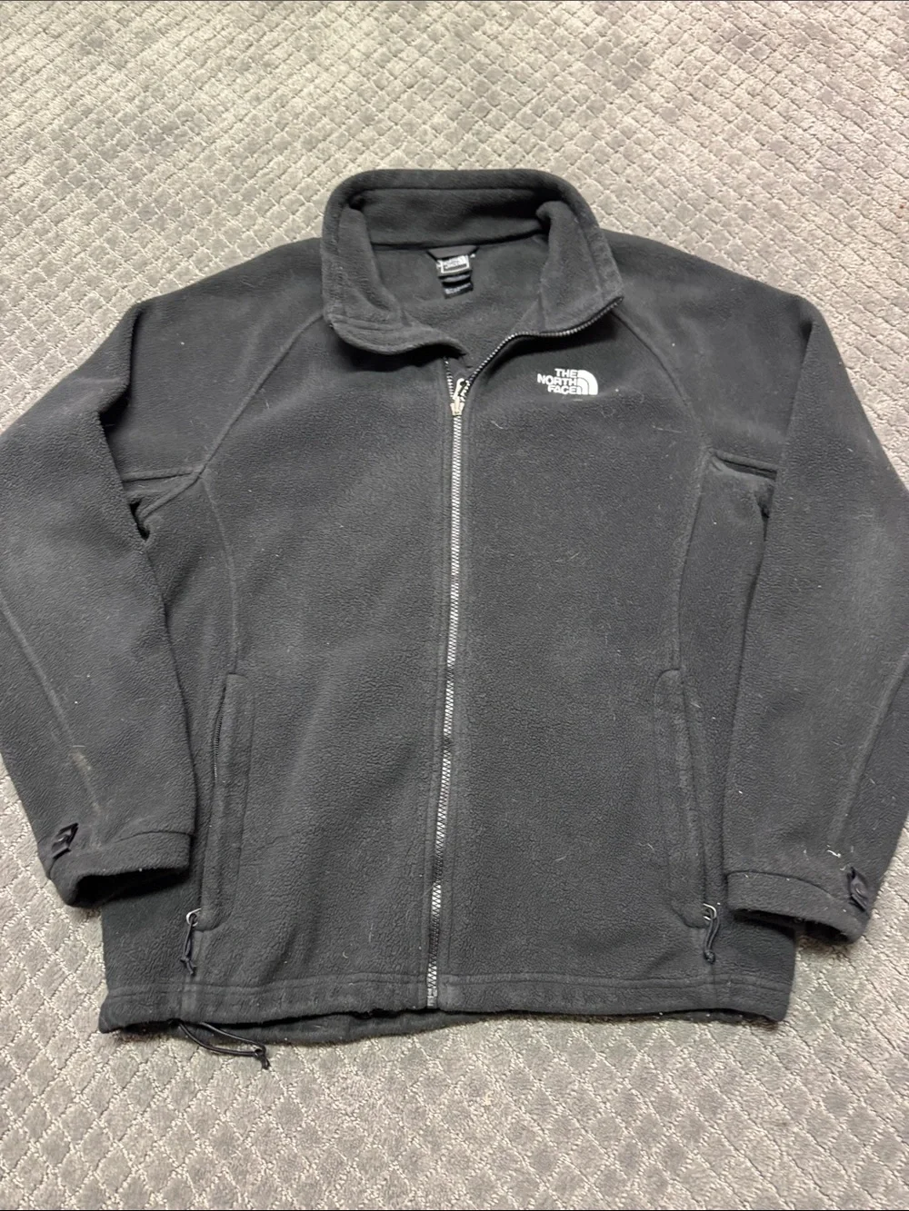 The North Face Black Lightweight Fleece Jacket - Full Zip